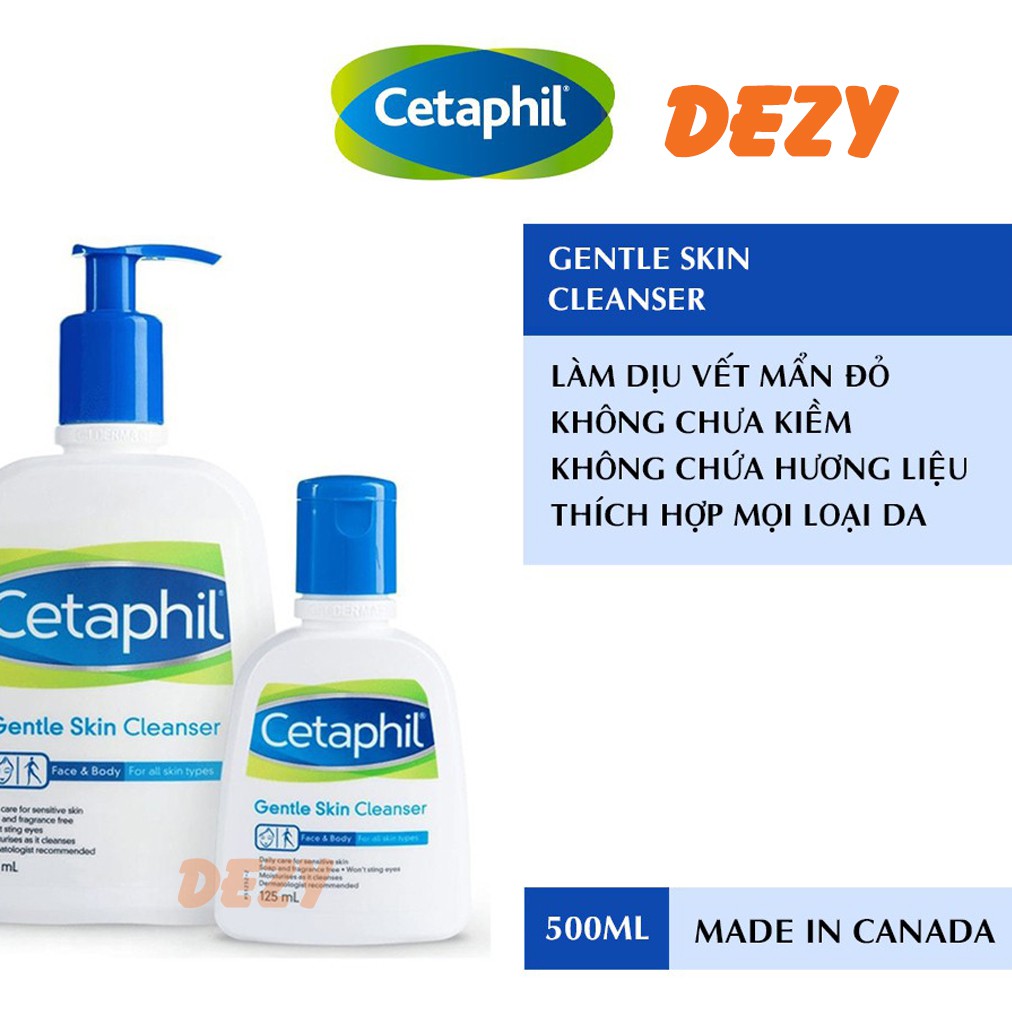 Sữa Rửa Mặt Cetaphil CHÍNH HÃNG Skincare Cleanser Da Khô Da Nhạy Cảm Sửa Rửa Mặt Tẩy Trang Dưỡng Ẩm Srm Ngừa Mụn - Dezy