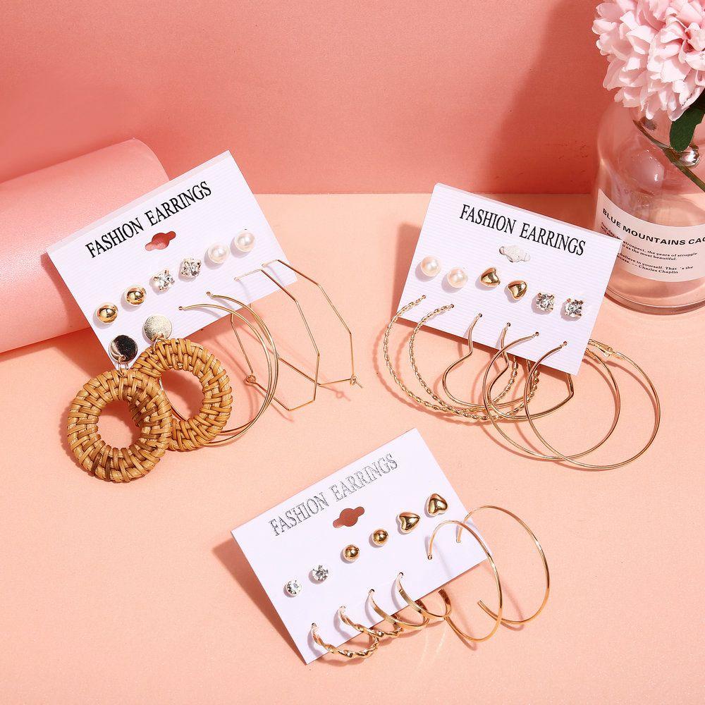 Khuyên Tai Dạng Vòng Lủng Lẳng Dài 37 Kiểu Dáng Bằng Acrylic Thời Trang