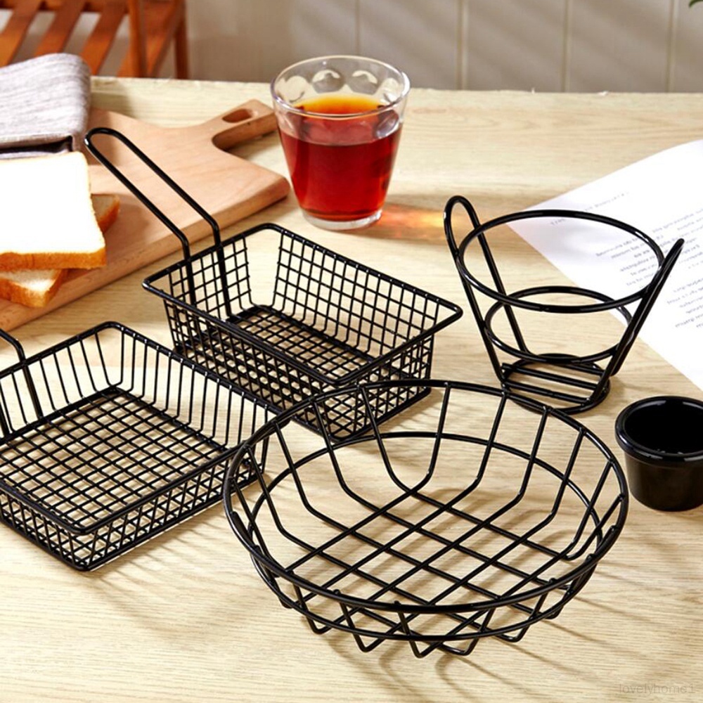Rổ Đựng Khoai Tây Chiên Bằng Thép Không Gỉ