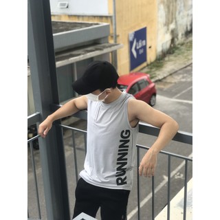 Áo ba lỗ nam thể thao running