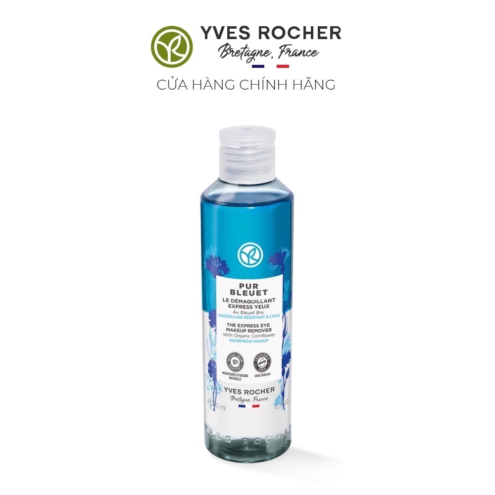 Tẩy trang dịu nhẹ Yves Rocher Pur bleuet - Express Eye Makeup Remover 200ml