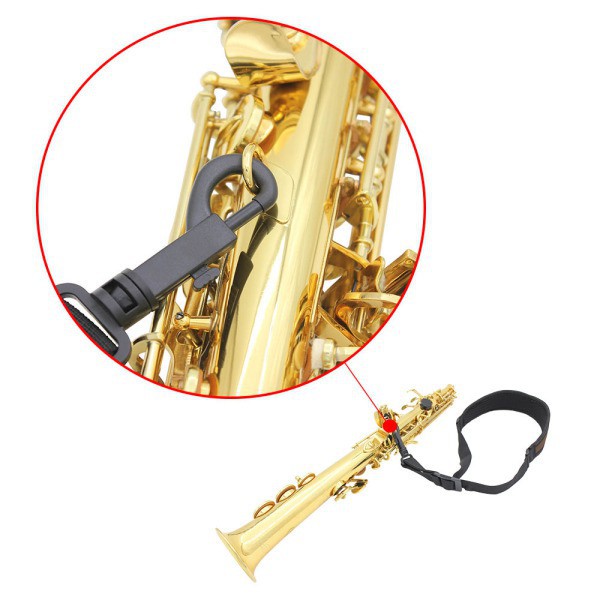 Dây đai đeo kèn Saxophone điều chỉnh tiện lợi răng