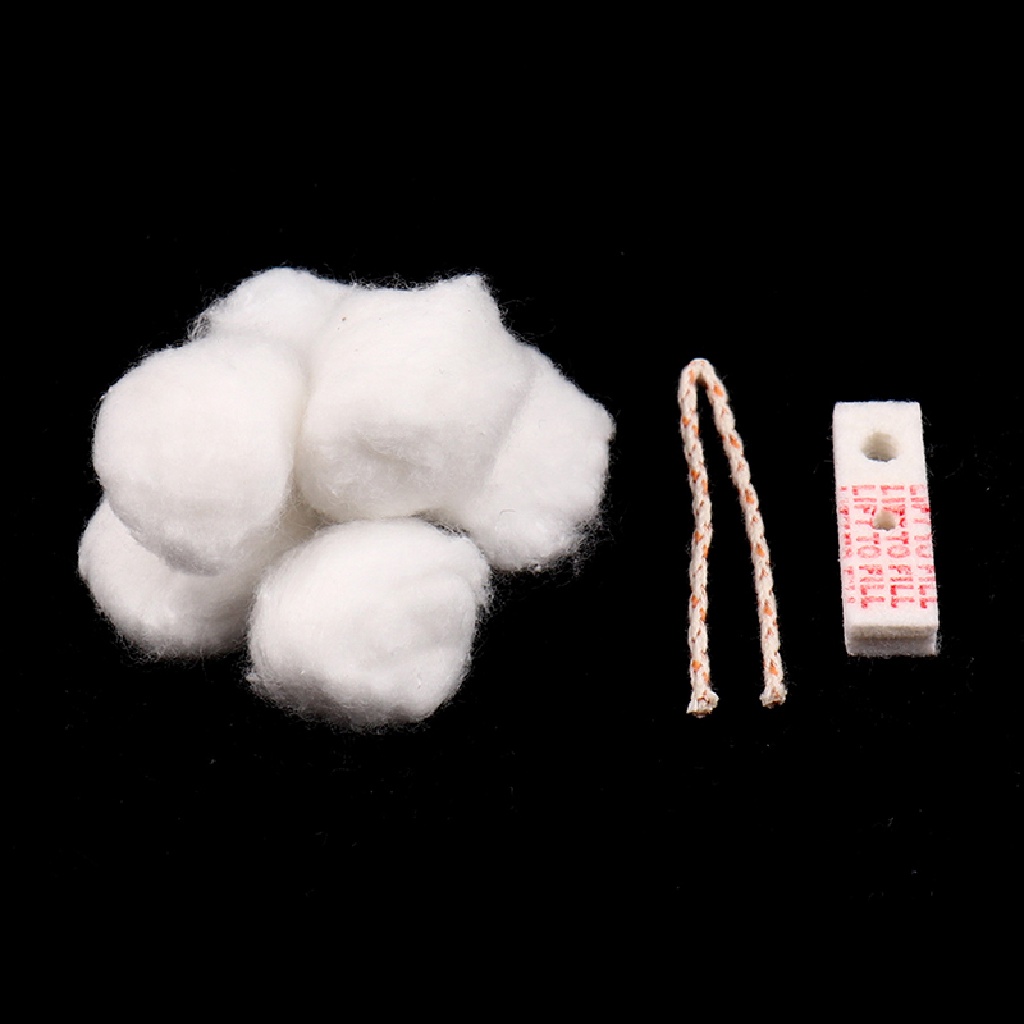Bộ Đệm Cotton Thấm Hút Dầu Thay Thế Cho Bật Lửa Kerosene ♨Trên đó