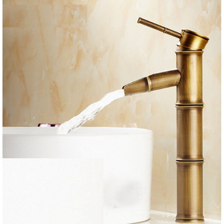 Vòi Lavabo cao giả cổ nóng lạnh cao cấp MS8 | BigBuy360 - bigbuy360.vn