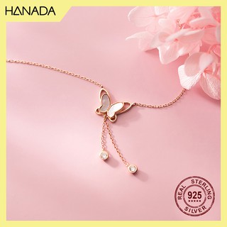 Dây Chuyền Bạc 925 Hanada Bướm 0601