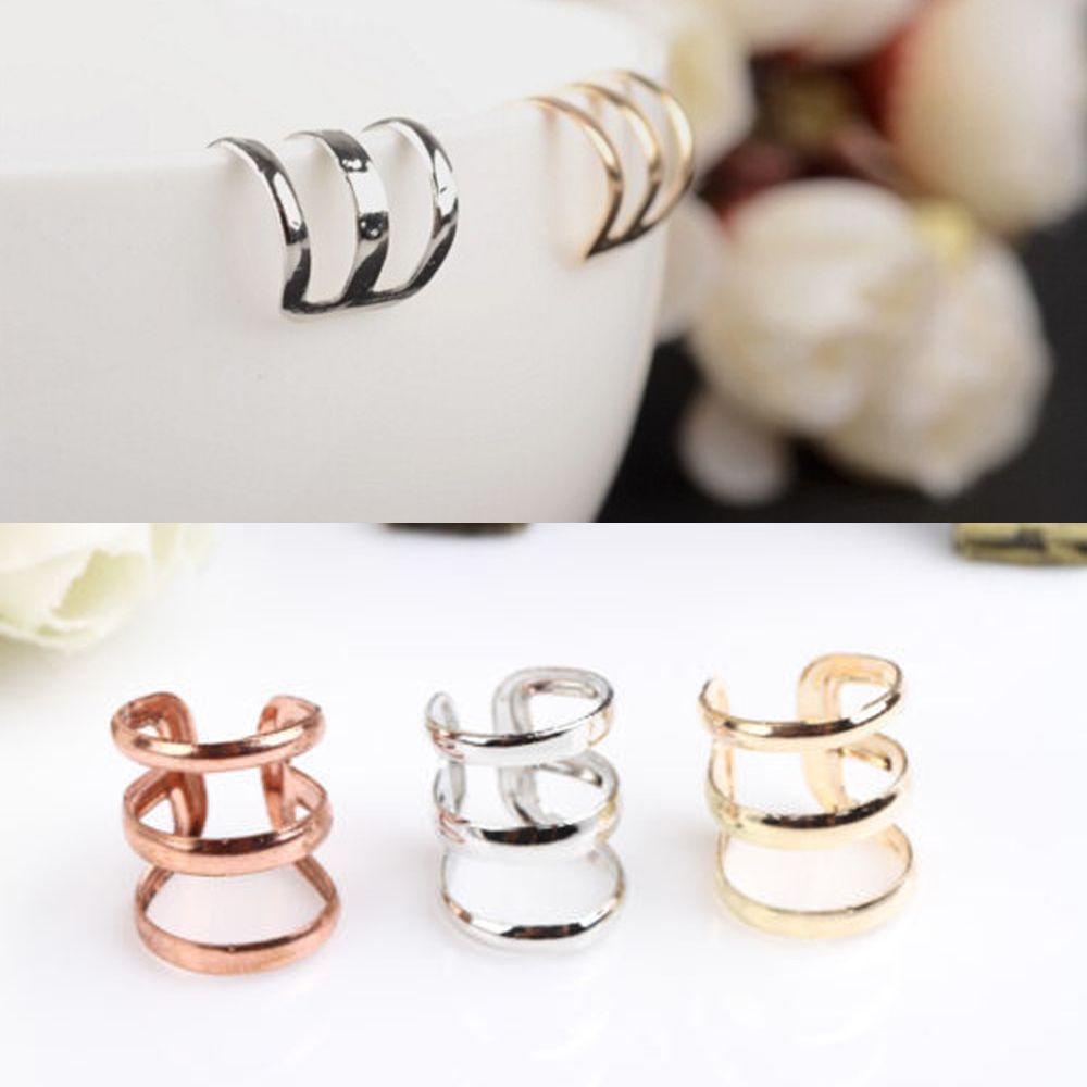 2 Khuyên Tai Đeo Vành Tai Không Cần Xỏ Khuyên Thời Trang