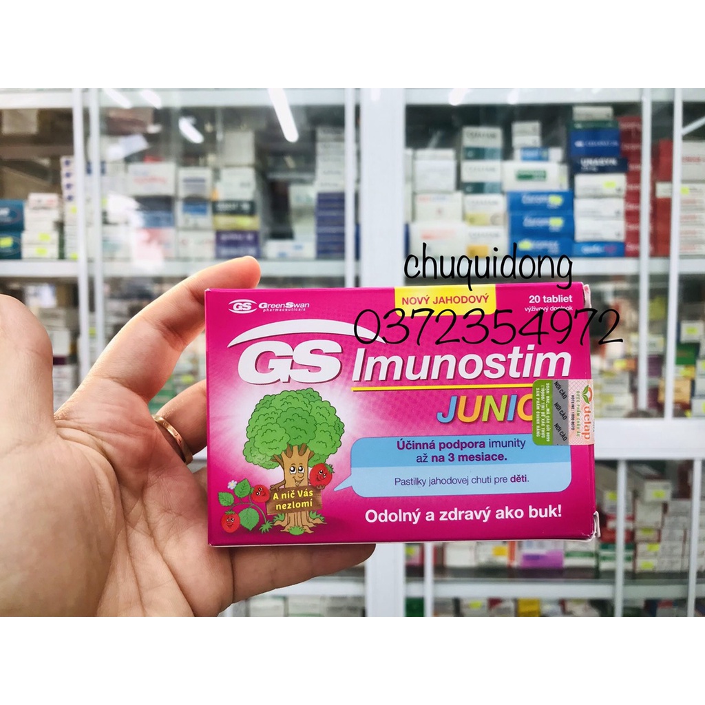 GS Imunostim Junior - Tăng cường miễn dịch và sức khỏe đường hô hấp