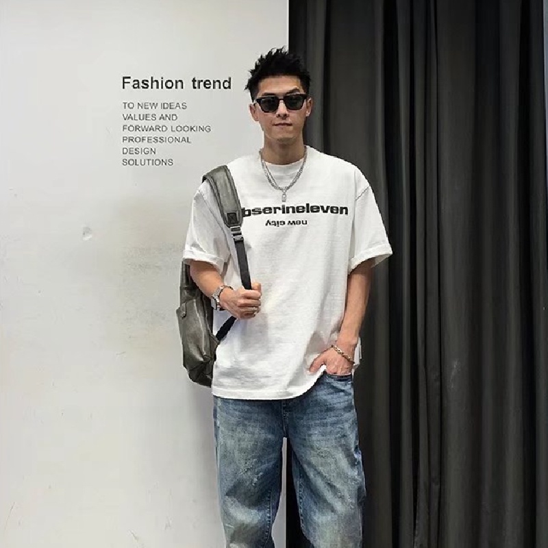 Áo Thun Tay Ngắn Thời Trang Phong Cách Năng Động Cho Nam