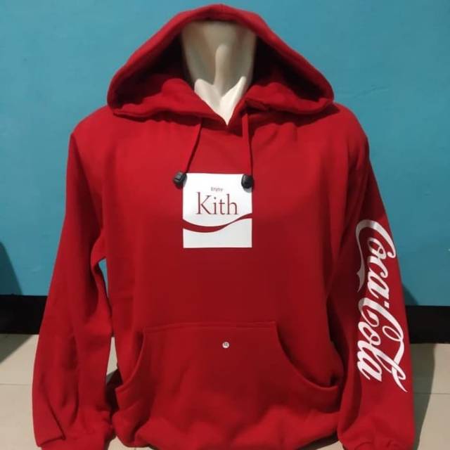 Áo Khoác Hoodie Có Dây Kéo In Chữ Coca-cola