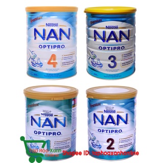 Sữa bột Nan Nga 800g đủ số 1,2,3,4 hàng thanh lý, bị móp nhẹ