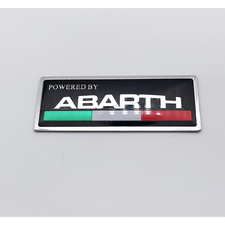 Tem nhôm ABARTH có keo dán sẵn