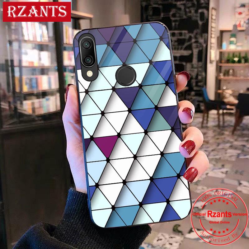 Ốp lưng cứng mặt kính in họa tiết kim cương dành cho Asus Zenfone Max Pro M2 / M1 Case