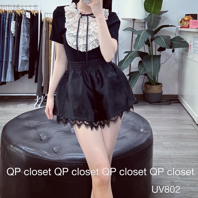 Áo len tăm pha ren