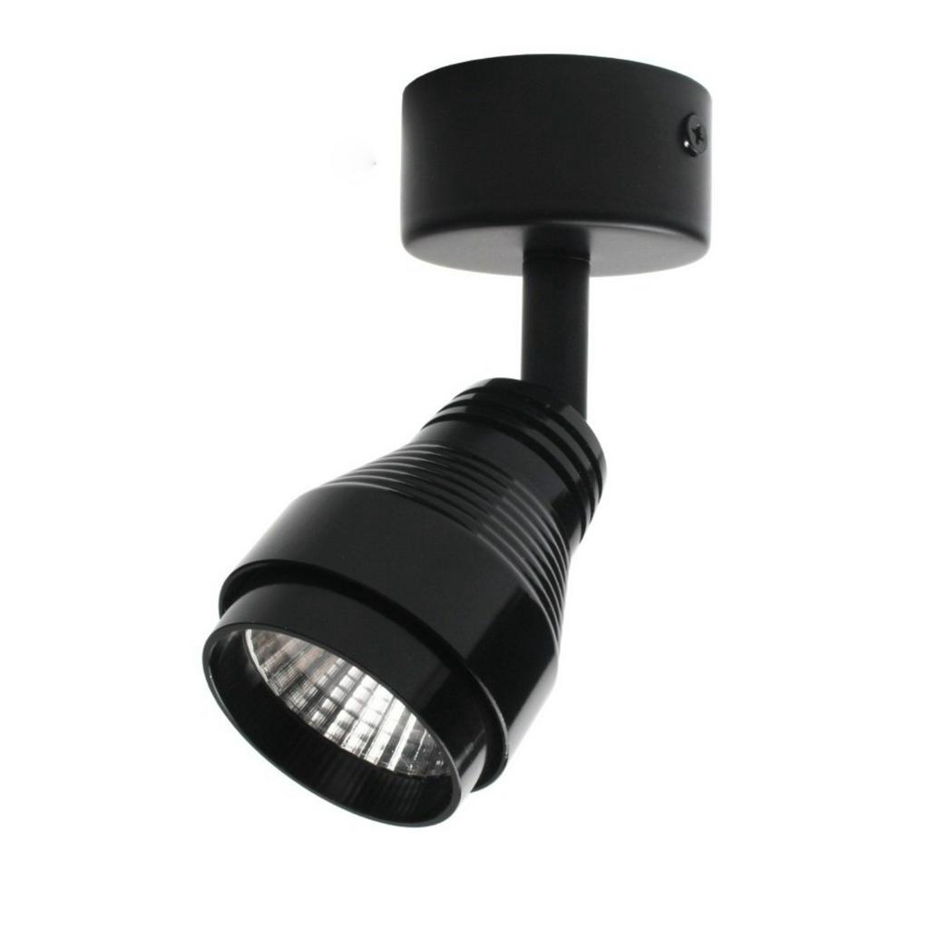 Đèn soi tranh, trang trí chiếu rọi hắt gương Led treo gắn tường màu đen 1 bóng đơn giản hiện đại