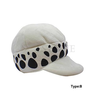 Cosplay One Piece Trafalgar Law Cap Halloween Anime Bác Sĩ Mũ Mới