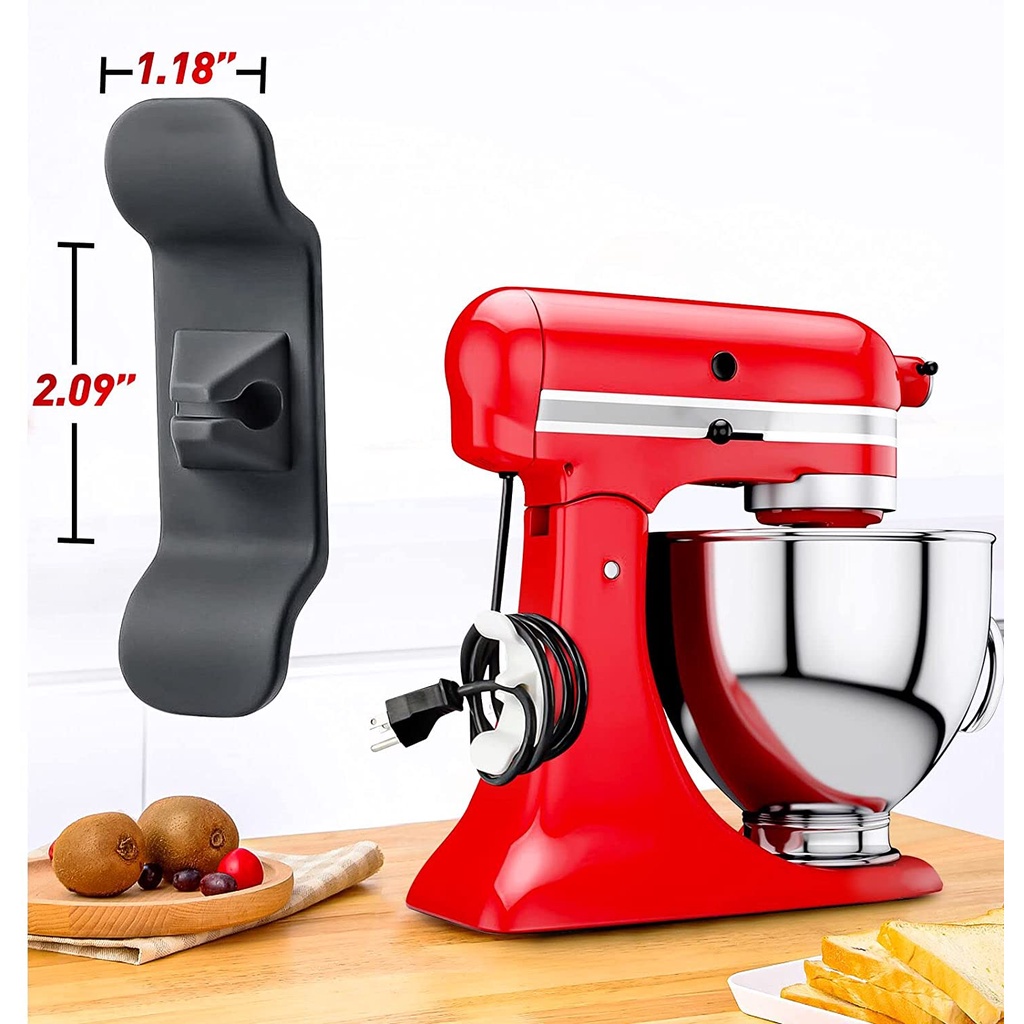1 Giá Đỡ Quấn Dây Cáp / Máy Trộn Thực Phẩm Dạng Kẹp Sắp Xếp Gọn Gàng Cho Nhà Bếp