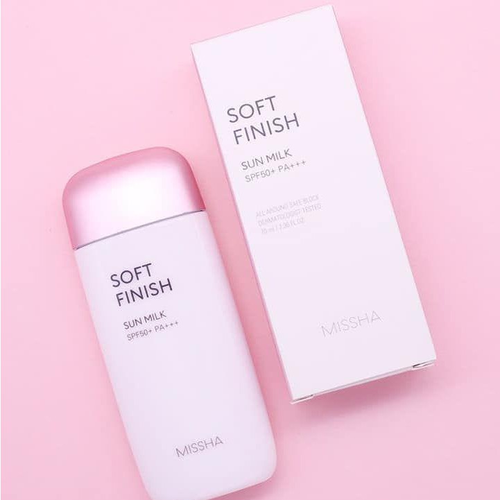 Kem chống nắng Missha Soft Finish Sun Milk SPF 50+/PA+++