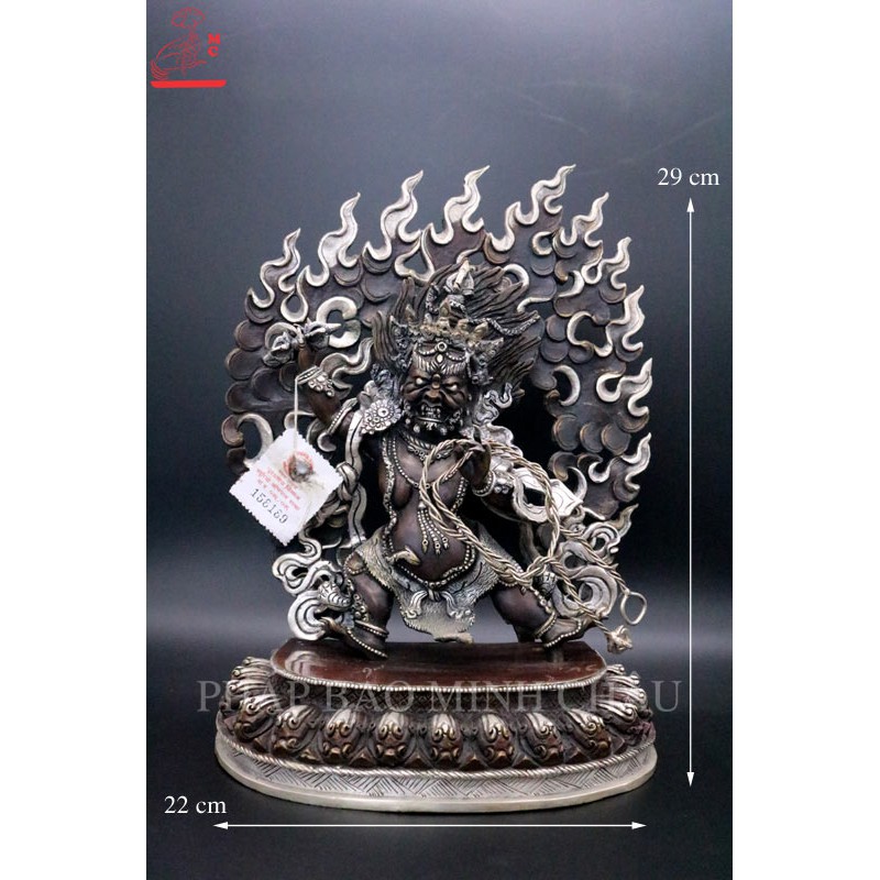 TƯỢNG ĐỒNG KIM CƯƠNG THỦ NEPAL 12&quot; (ĐEN)