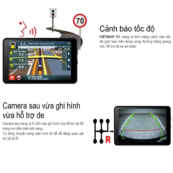 [Kèm Thẻ Nhớ 64Gb] Camera Hành Trình Vietmap A50