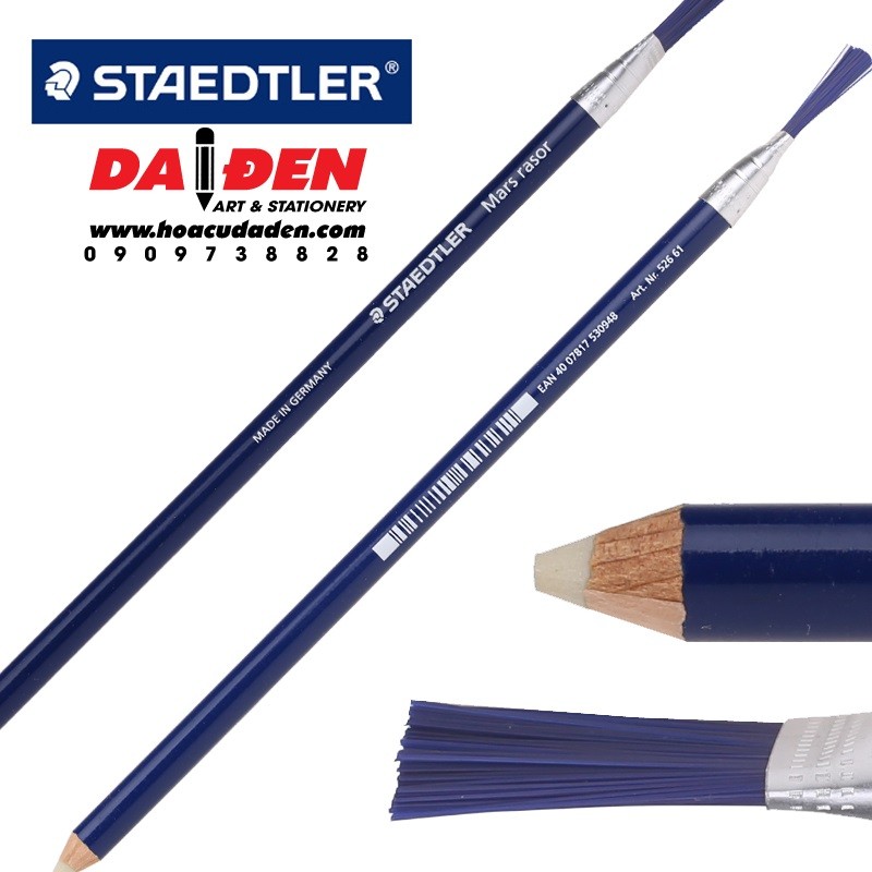 [DA ĐEN] Bút tẩy cao cấp có chổi STAEDTLER