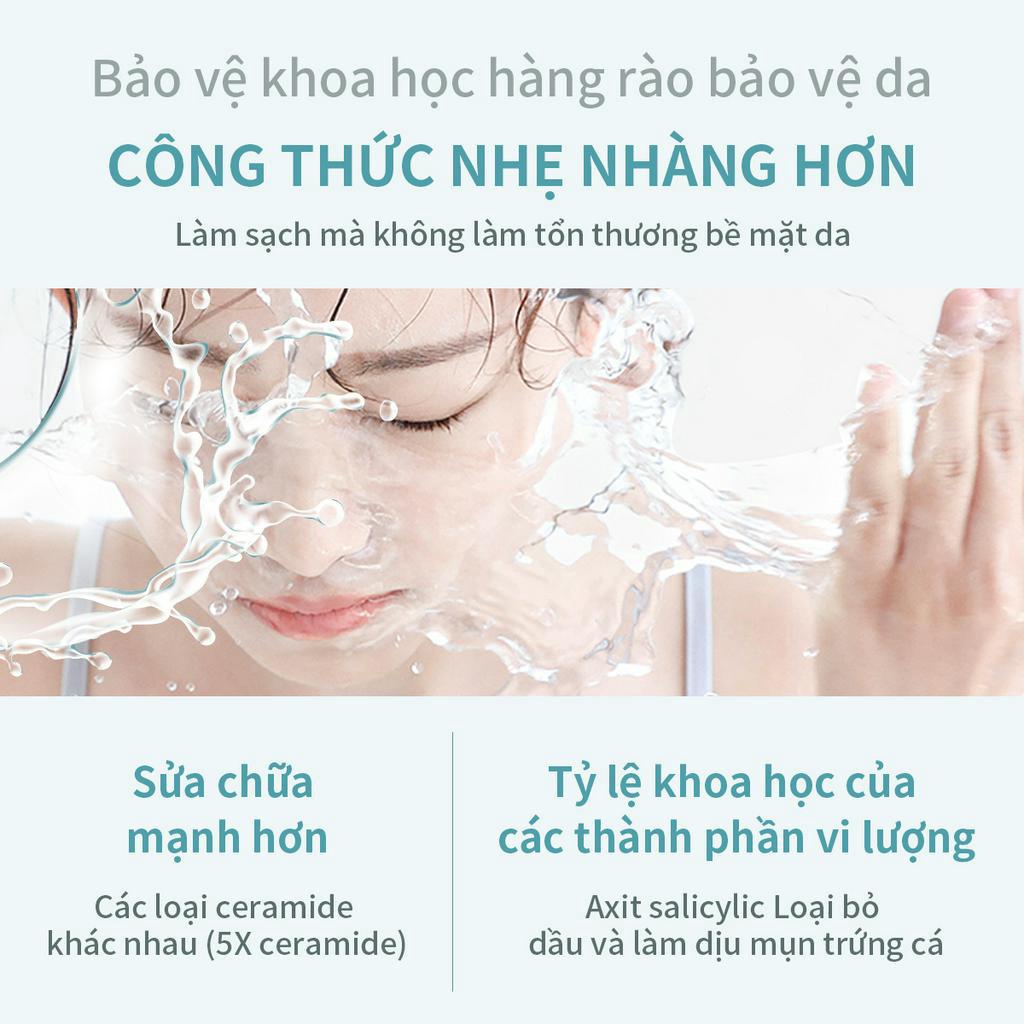PAPA FEEL Sữa rửa mặt Cho da dầu nhạy cảm Dịu Nhẹ 5X Ceramide 80g