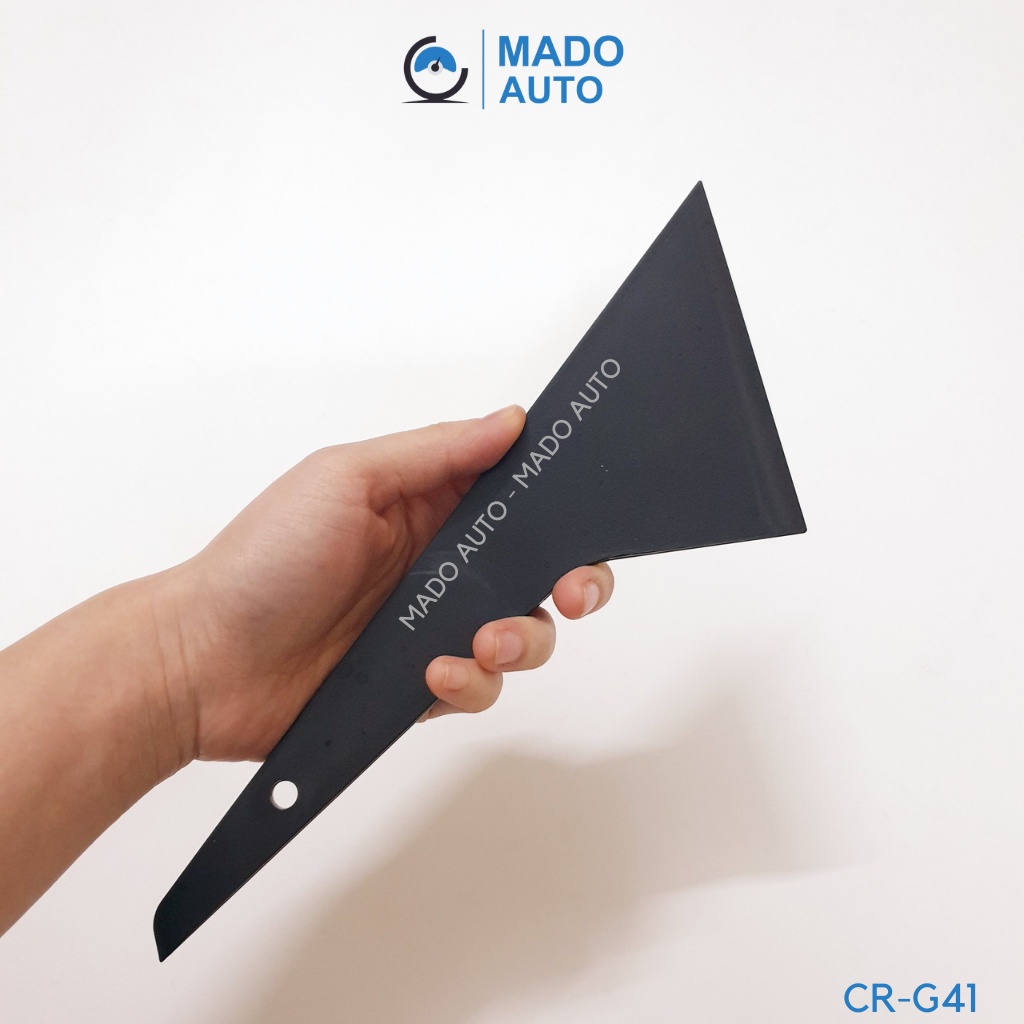 Gạt nhựa dán Film Phim cách nhiệt ô tô, dụng cụ dán Decal nhà kính lưỡi nhọn MADO AUTO Plastic Squeegee CR-G41