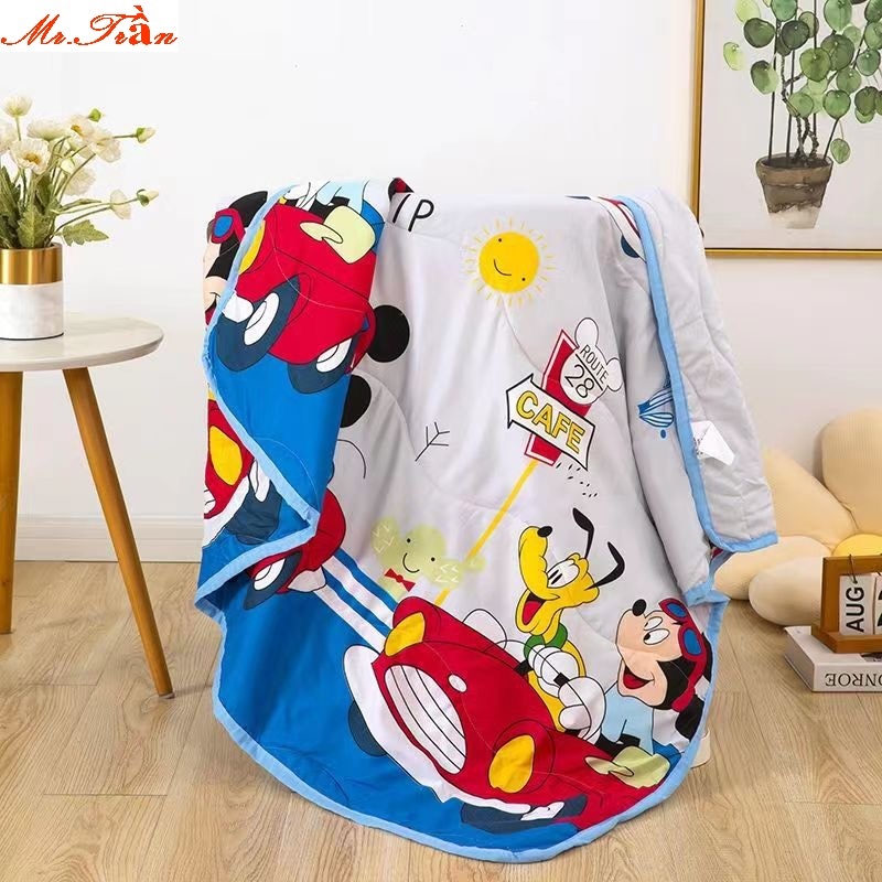 CHĂN ĐŨI ĐẮP HÈ THU CHO BÉ KÍCH THƯỚC 1.1x1.3M NHIỀU MẪU ĐẸP [ẢNH THẬT- CỰC ĐẸP]