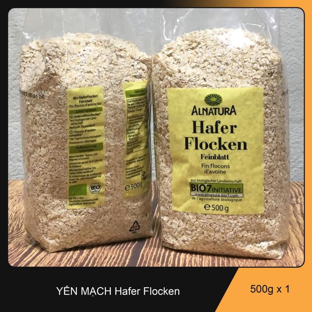 Yến mạch cán vỡ Hafer Flocken 500gr [Hàng loại 1] , 5 phút ăn liền