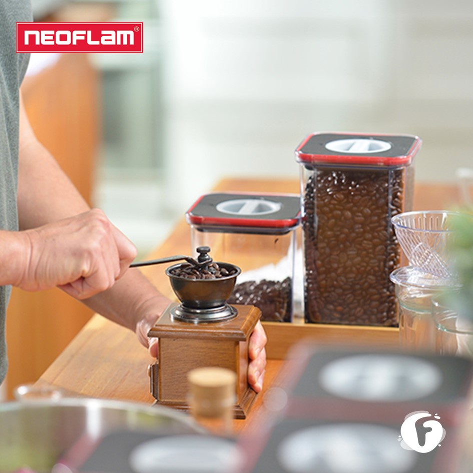 NEOFLAM Bộ Hộp Đựng Thực Phẩm Kín Khí Hàn Quốc Có Nắp Đậy Cho Nhà Bếp Và Sắp Xếp Gọn Gàng Không BPA