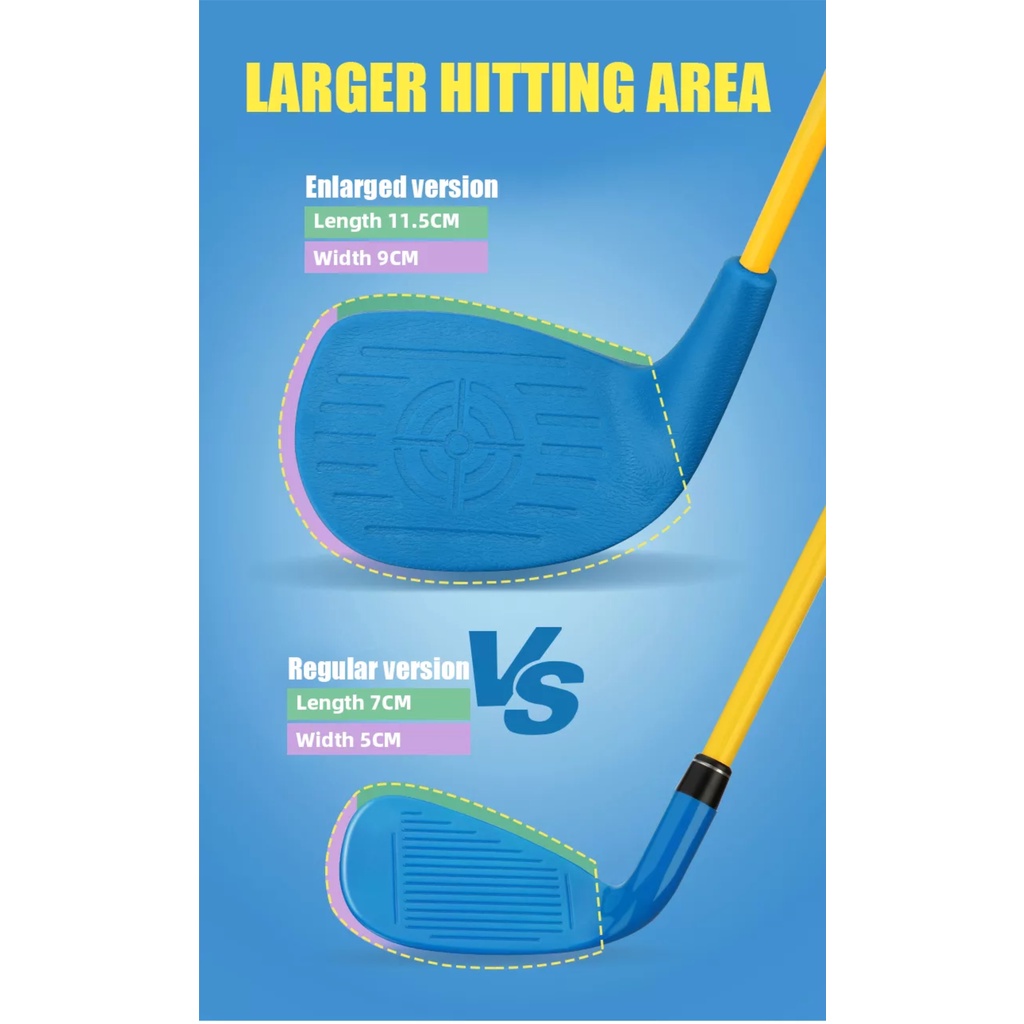 Gậy golf sắt số 7 trẻ em PGM-JRTiG012: Dành cho trẻ 3-5 Tuổi, 2 màu lựa chọn.