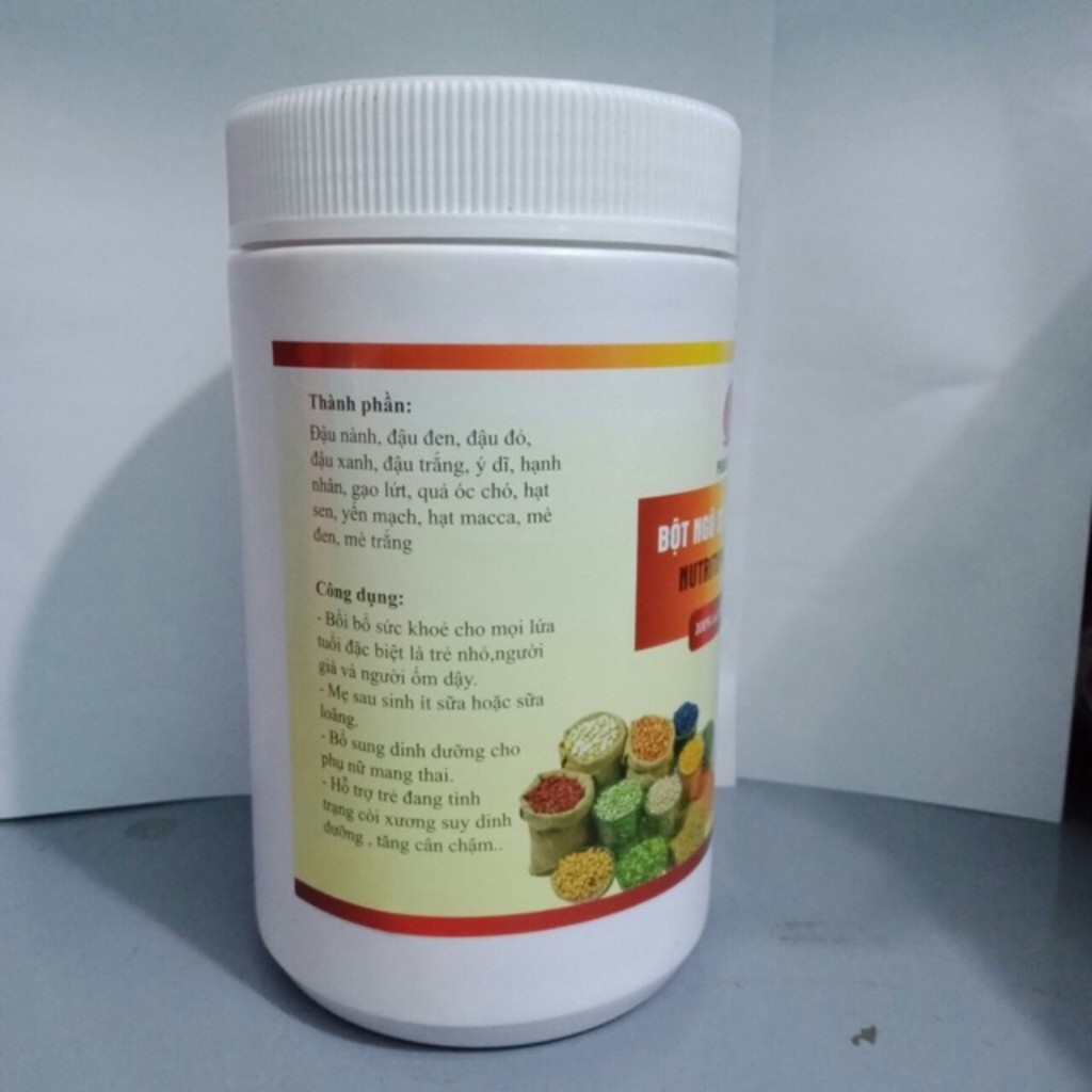 BỘT NGŨ CỐC DINH DƯỠNG - 100% CÁC LOẠI HẠT TỰ NHIÊN (HỘP 500G)