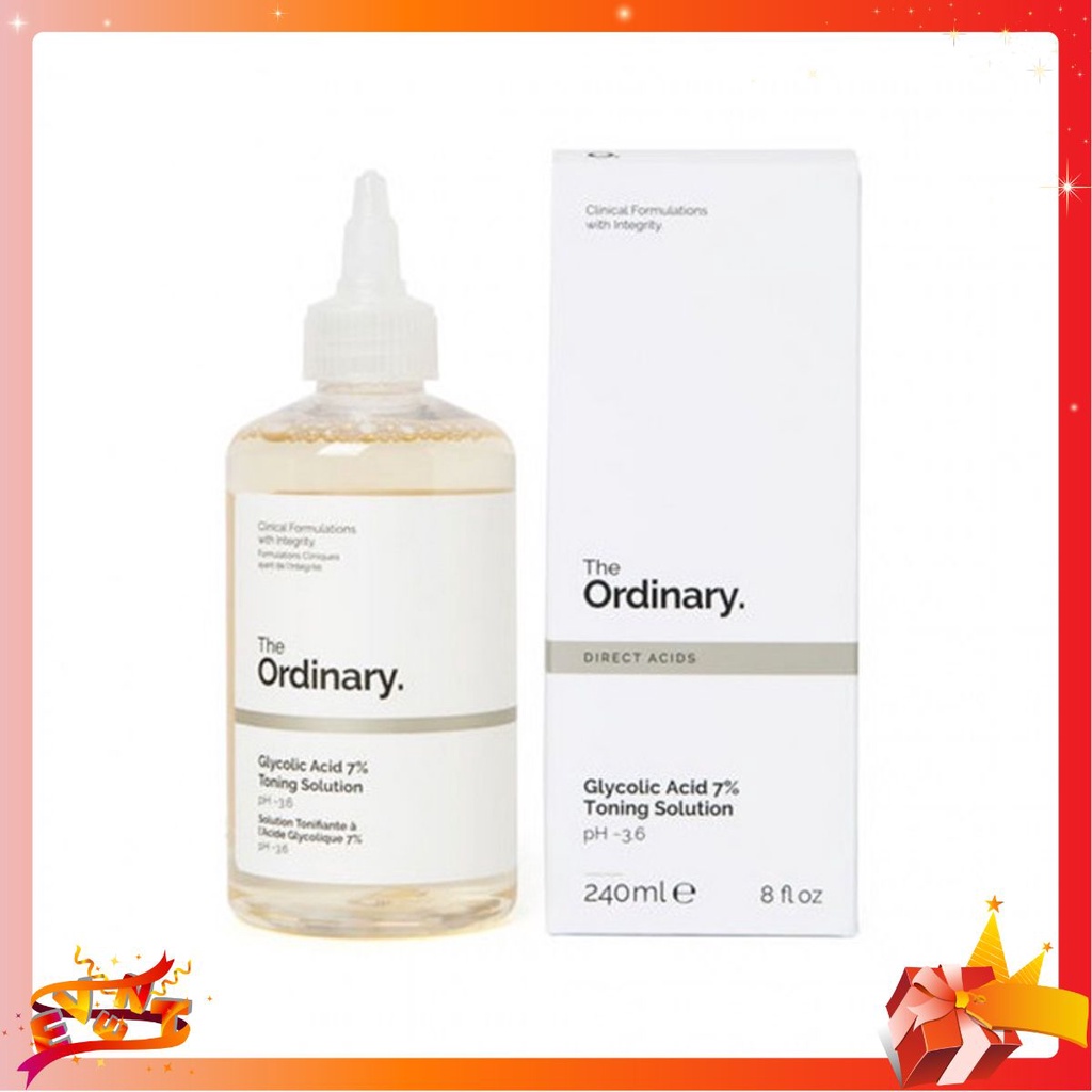 Toner tẩy da chết làm sạch Glycolic Acid 7% Toning Solution - The Ordinary ɱ√ρ