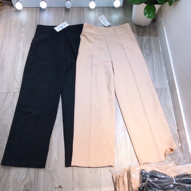 Quần ống rộng sớ vải tuyết mưa- Chất liệu cao cấp | BigBuy360 - bigbuy360.vn