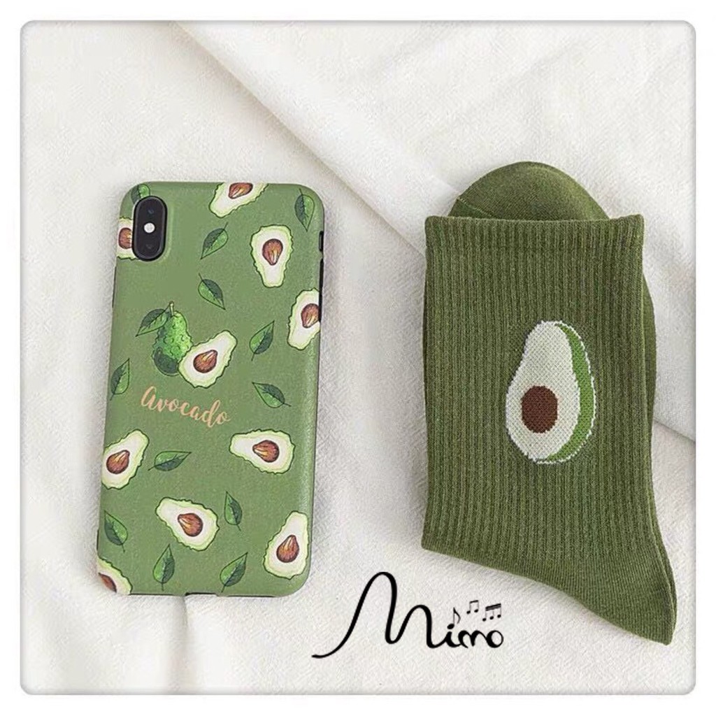 Tất cao cổ hình hoa quả cực cute phong cách Hàn Quốc