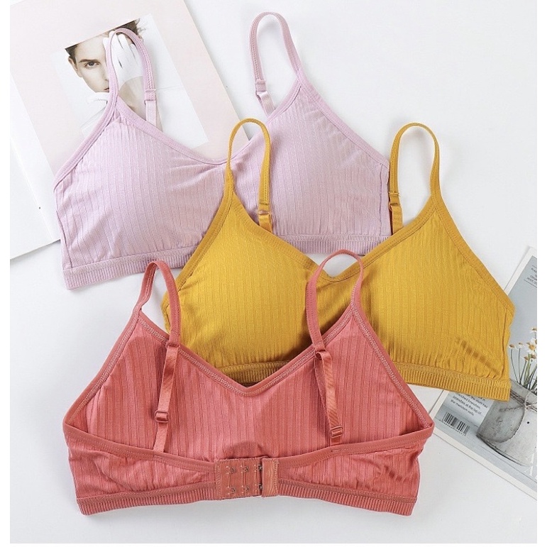 Áo Bra Nữ Gân Tăm Nâng Ngực Thiết Kế Có Cài Sau 1363