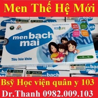 Men sống bạch mai thế hệ mới (men gold plus vi sinh dùng cho táo bón,tiêu chảy,rối loạn tiêu hóa,kém ăn chậm lớn)