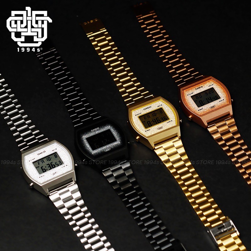 Đồng hồ Nam/nữ Dây thép CASIO B640WDG-7 Chính hãng 35mm