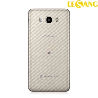 Bộ 3 miếng dán mặt lưng sam sung j7(2016),J710 carbon 3D