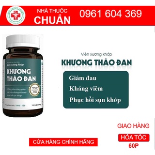 Khương thảo đan viên xương khớp vai gáy ( hàng chính hãng - Lọ 30 viên)