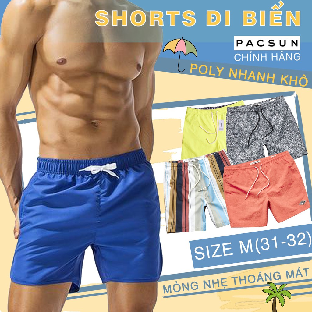 Quần short đi biển size 32 P.acs.un FO76 Kho Hàng Xuất Dư (Swim Trunks)