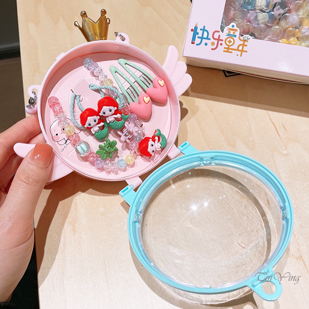 GETNOIVAS Hộp Đựng Trang Sức Dễ Thương Nhiều Màu Sắc Cho Bé Gái