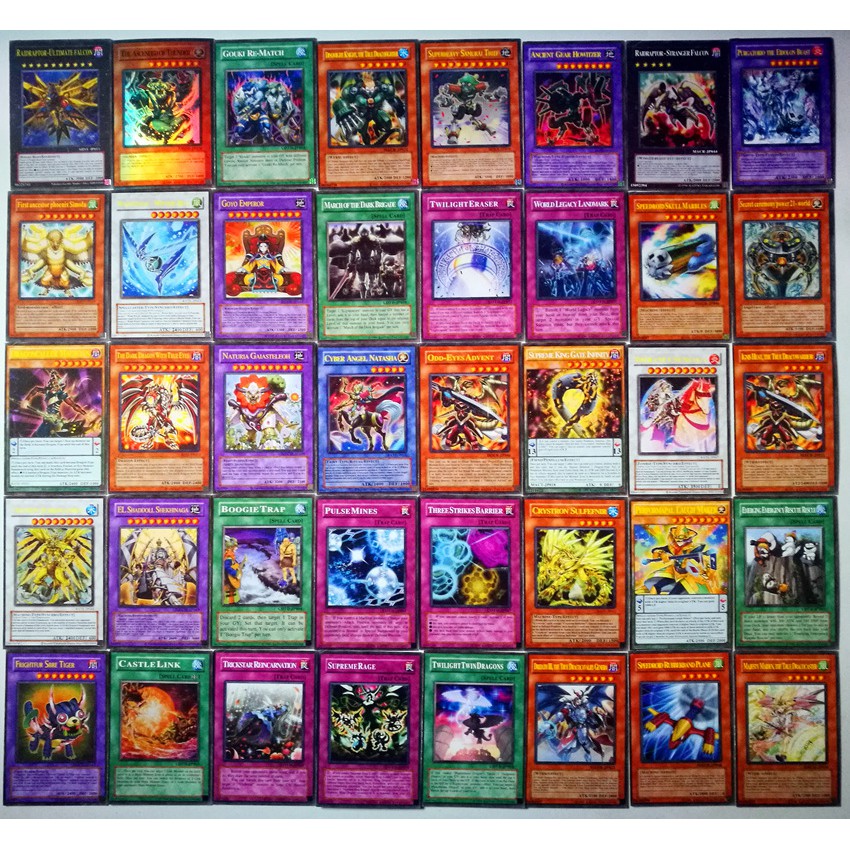 Bộ Thẻ Bài Yugioh Thẻ Trading Card Game ThẻTiếng Anh Bản Đẹp Màu Ngẫu Nhiên