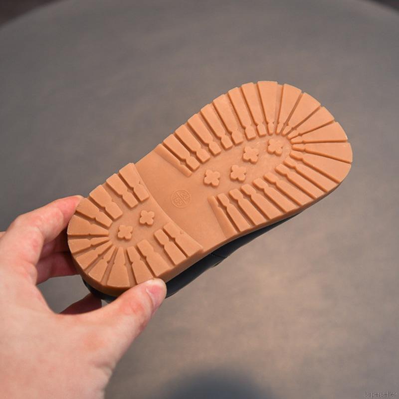 Giày búp bê đế mềm màu trơn phong cách Hàn Quốc cho bé gái