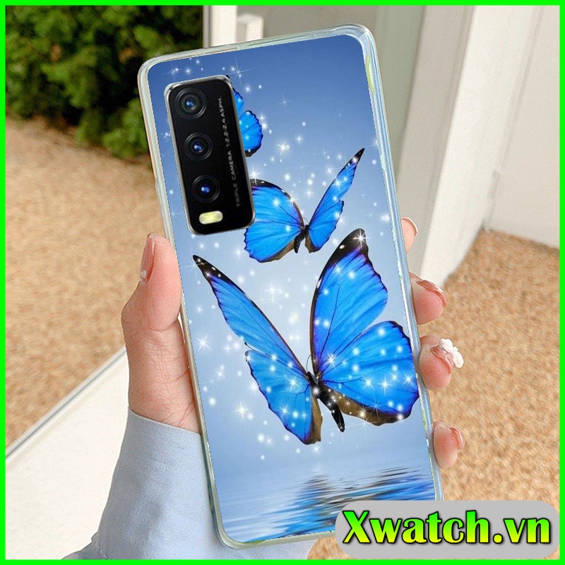 Ốp lưng silicon Samsung Galaxy M23 M33 M53 A04 A33 A13 A23 A03 S21 Fe A53 A02s A03s A12 A22 A14 M32 A02 M02 in hình Bướm