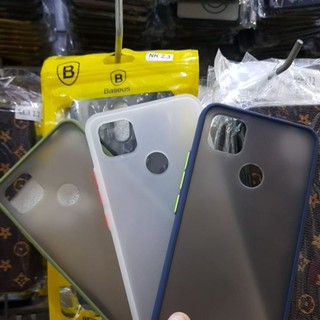 Xiaomi Redmi 9C Ốp lưng viền màu lưng nhám xinh đẹp