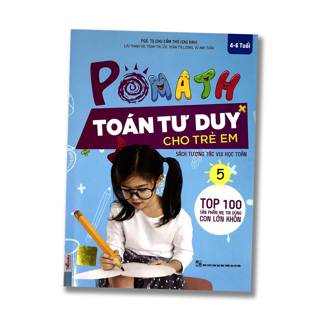 Sách - POMath - Toán tư duy cho trẻ em (Bộ 6 cuốn lẻ tùy chọn) Tặng Bookmark