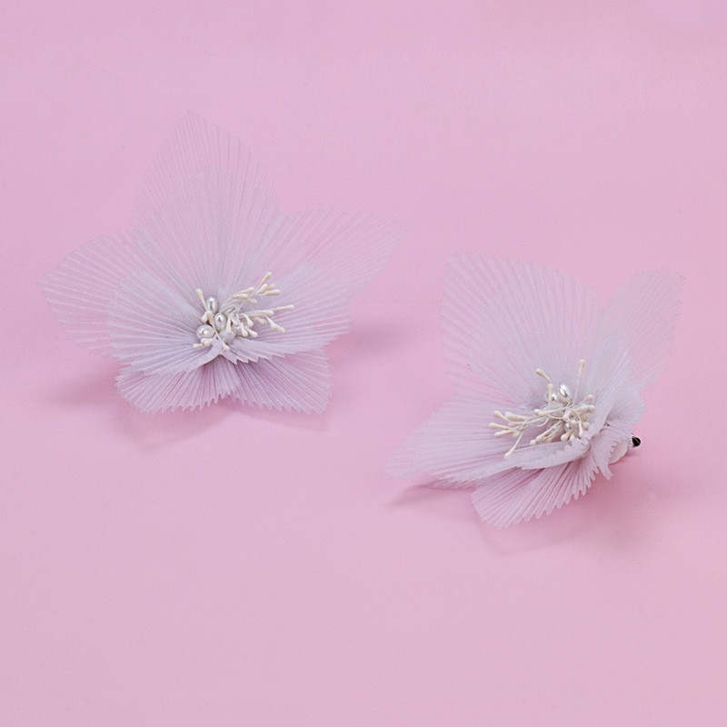 Kẹp Tóc Nhành Hoa Trắng Thanh Lịch MS:CT18 - Hưng Long PC