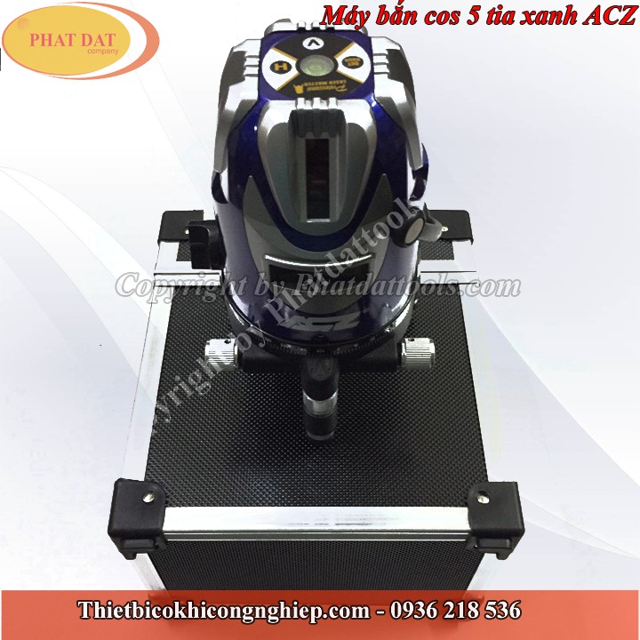 Máy cân mực Laser 5 tia xanh ACZ-Máy cân mực laser-Kèm chân 1m2