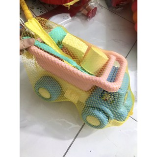 Bộ xe Ben chơi cát cho bé