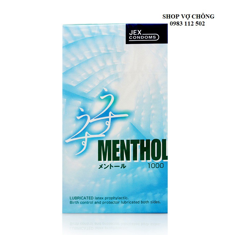 Bao cao su Jex Usu Usu Menthol